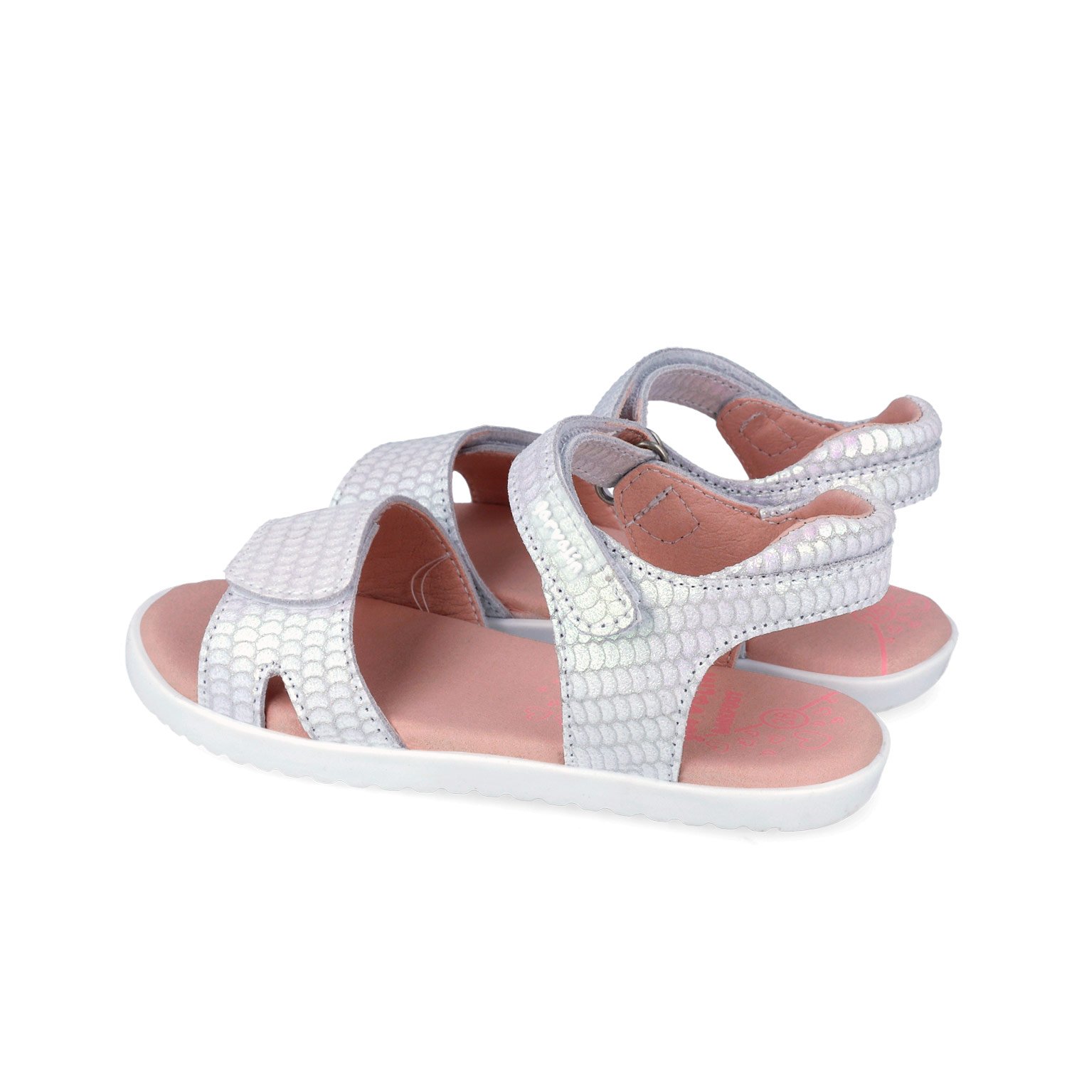 garvalín sandalia barefoot escamas blanco garvalín sandalia barefoot escamas blanco